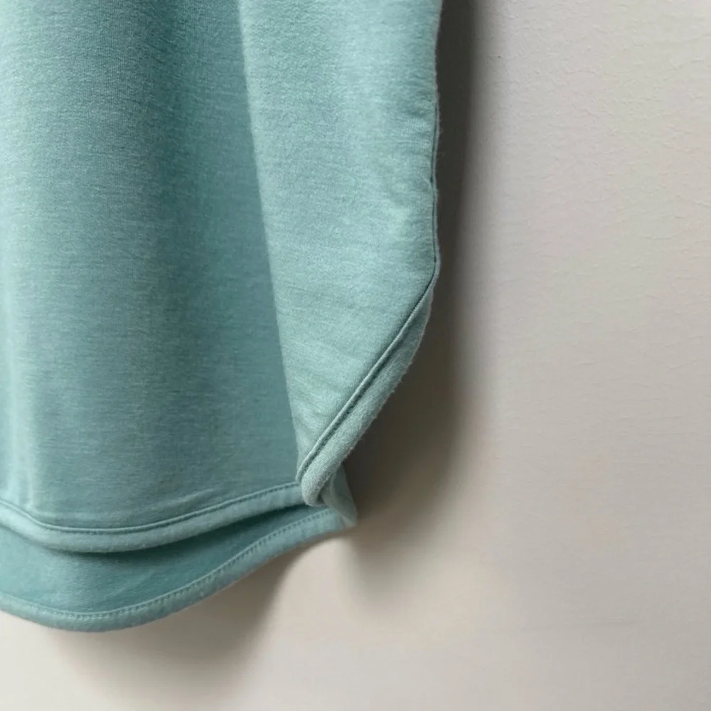 Cupio Short Sleeve Relaxed Tee in Teal Blue - Picture 4 of 4